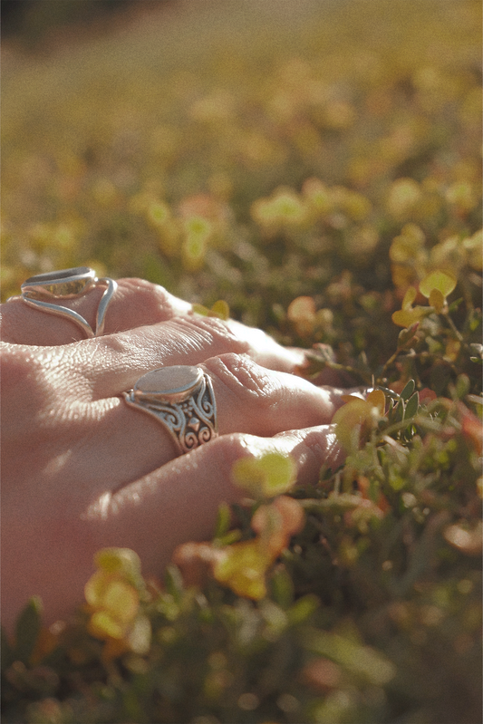 Anillo Kiraņa Piedra Luna