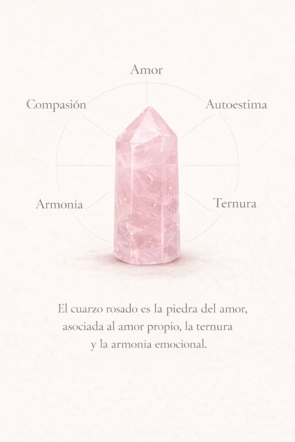Aros Anika Cuarzo Rosa