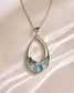 Collar Samaya Labradorita Azul