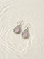 Aros Anika Cuarzo Rosa