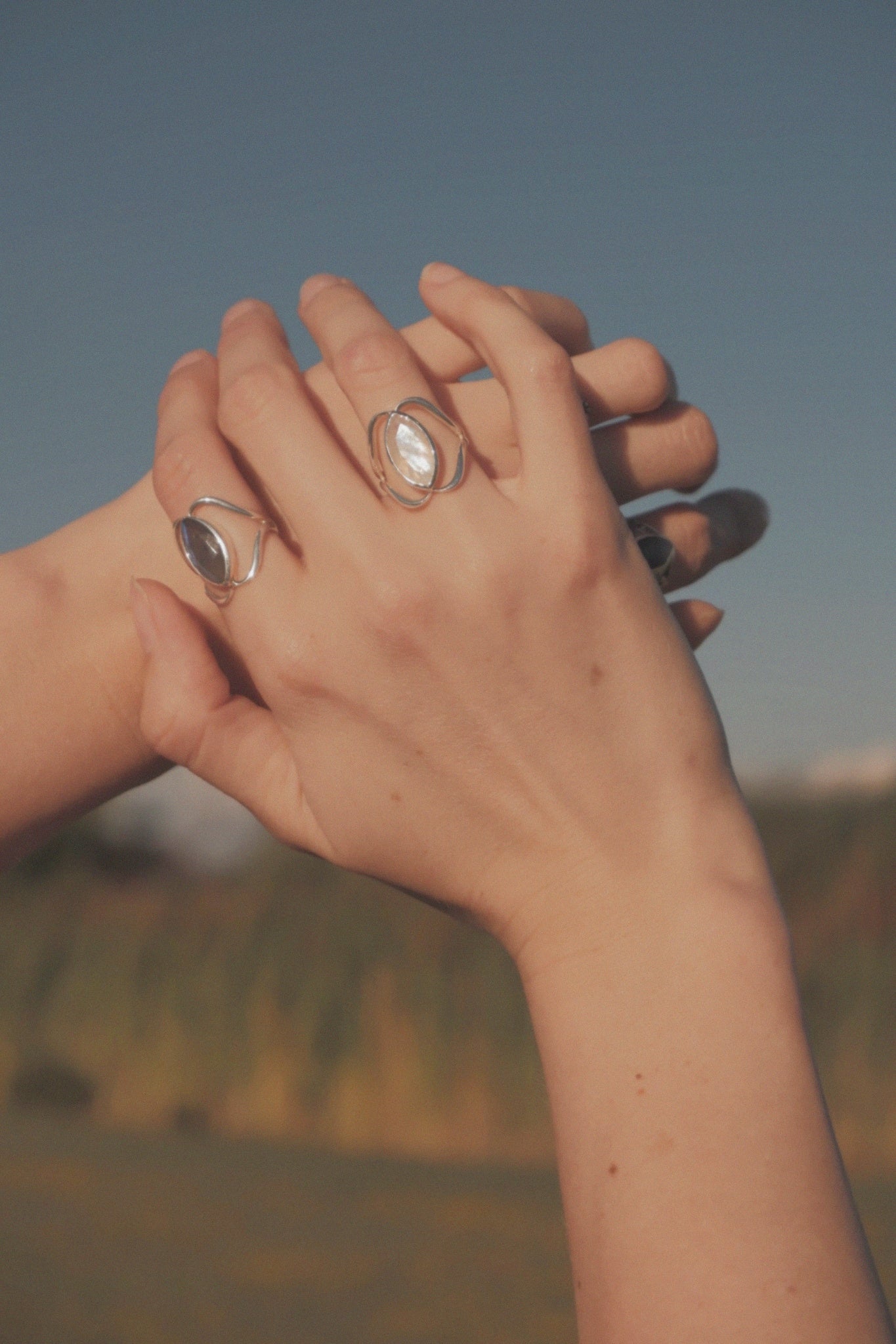 Anillo Rohini Piedra Luna