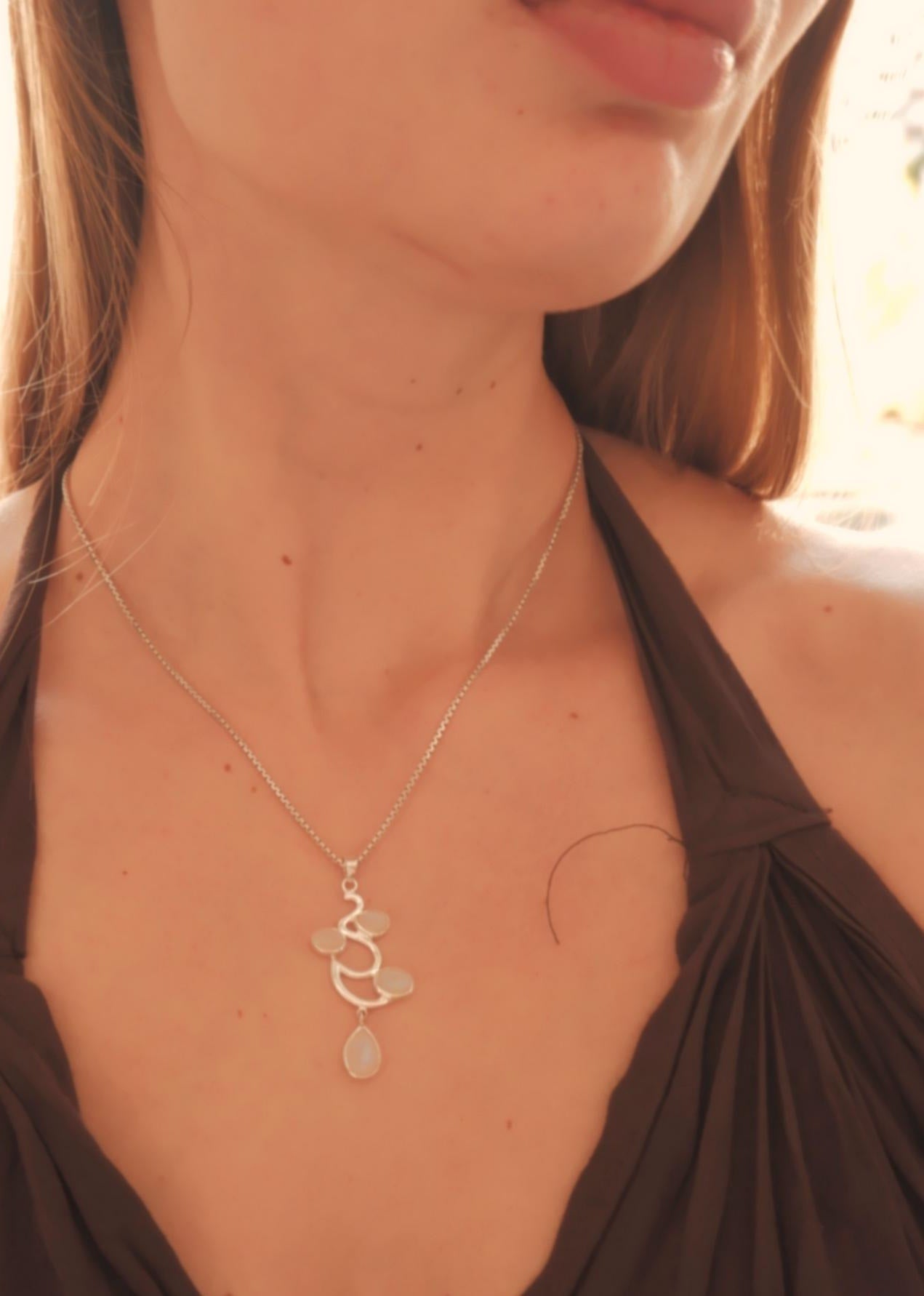 Collar Nadini Piedra Luna